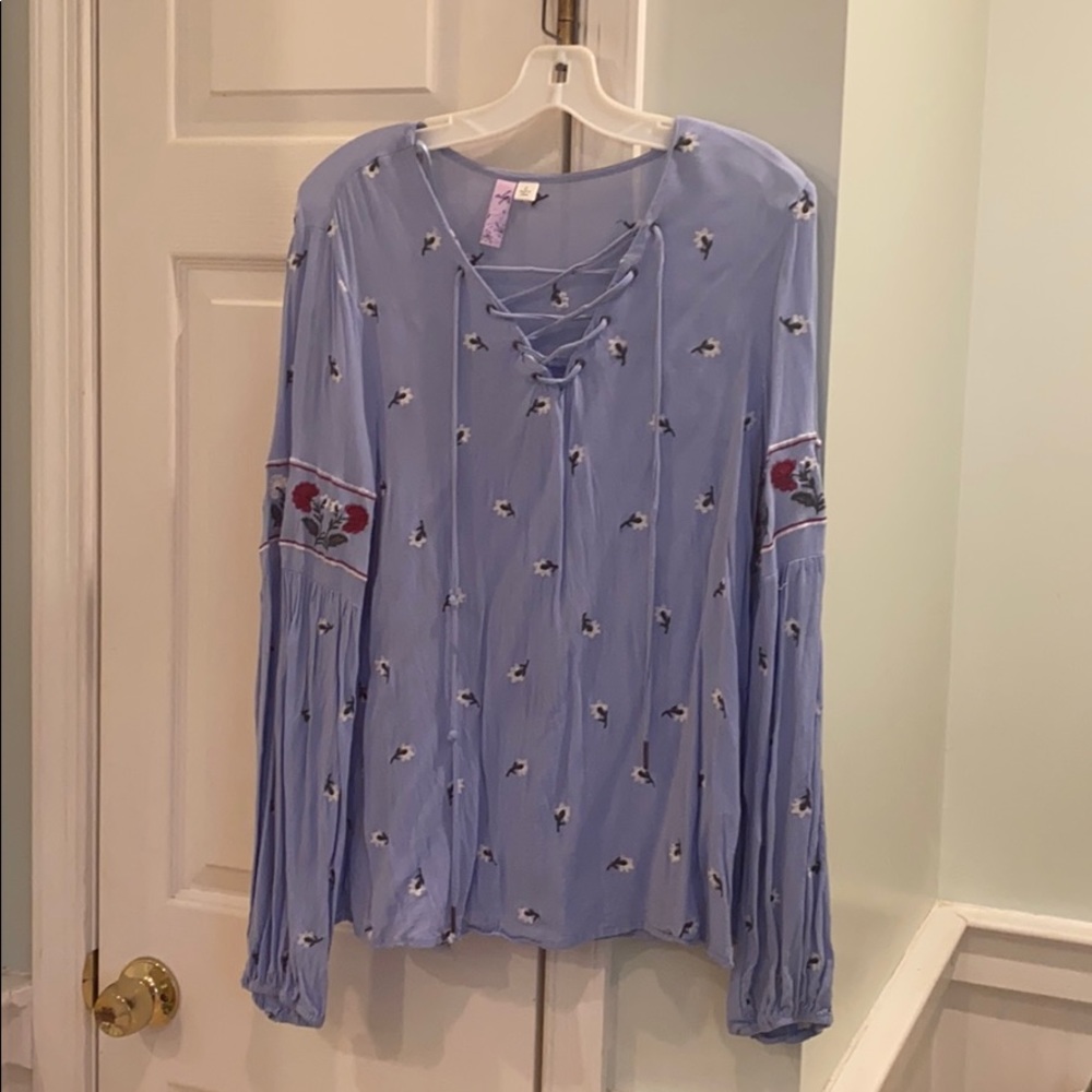 Lavender Long-Sleeve Shirt